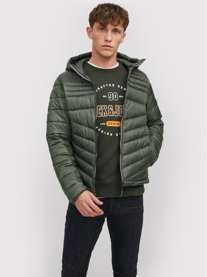 Jack&Jones Kurtka puchowa Hero 12211785 Zielony Regular Fit