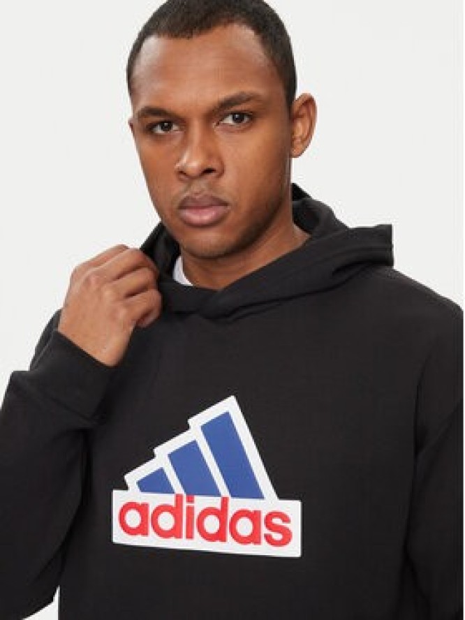 adidas Bluza Future Icons Badge of Sport IS3233 Czarny Relaxed Fit