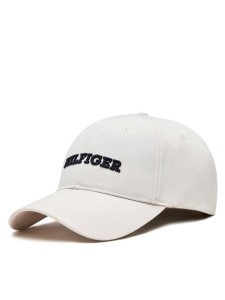 Tommy Hilfiger Czapka z daszkiem Th Monotype Canvas 6 Panel Cap AM0AM12043 Szary