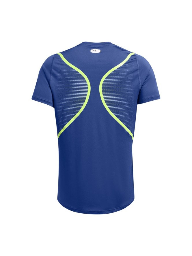 Koszulka treningowa męska Under Armour UA Hg Armour Ftd Graphic Ss - granatowa