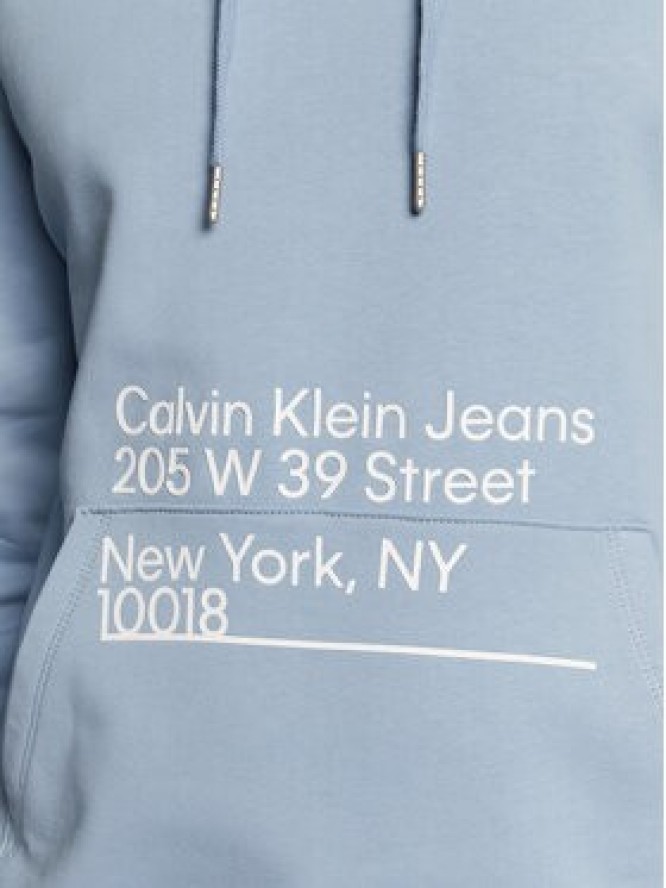 Calvin Klein Jeans Bluza J30J322519 Błękitny Regular Fit