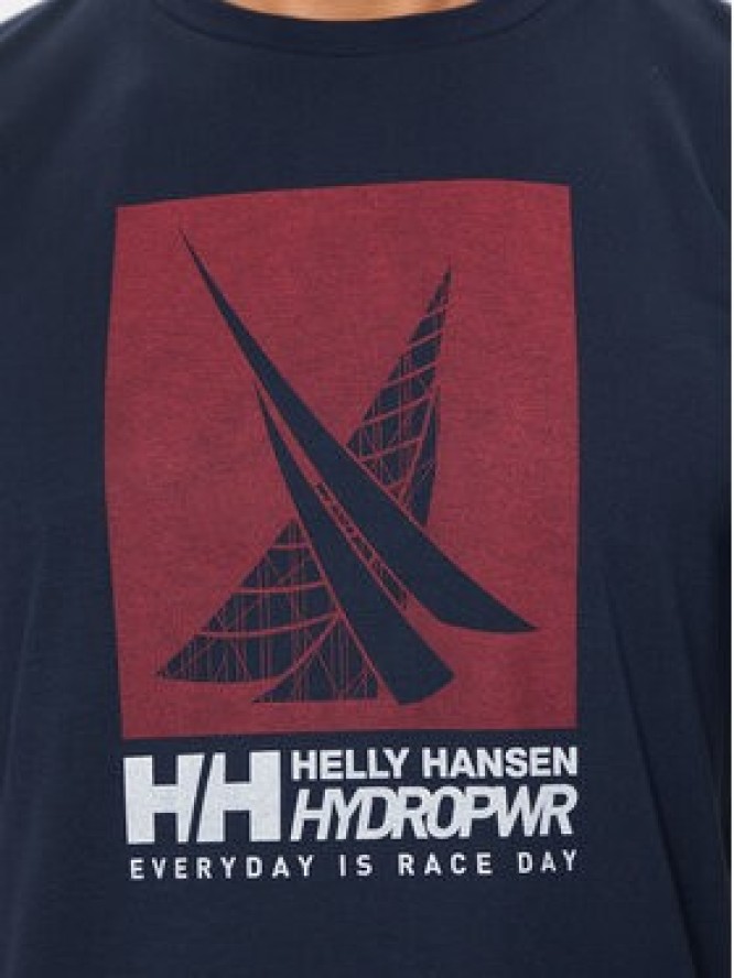 Helly Hansen T-Shirt Hp Race Graphic T-Shirt 34419 Granatowy Regular Fit