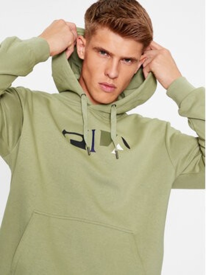 Fila Bluza FAM0511 Zielony Regular Fit