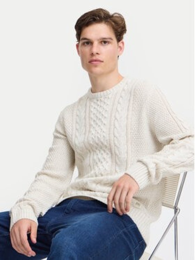 Blend Sweter 20717439 Écru Regular Fit