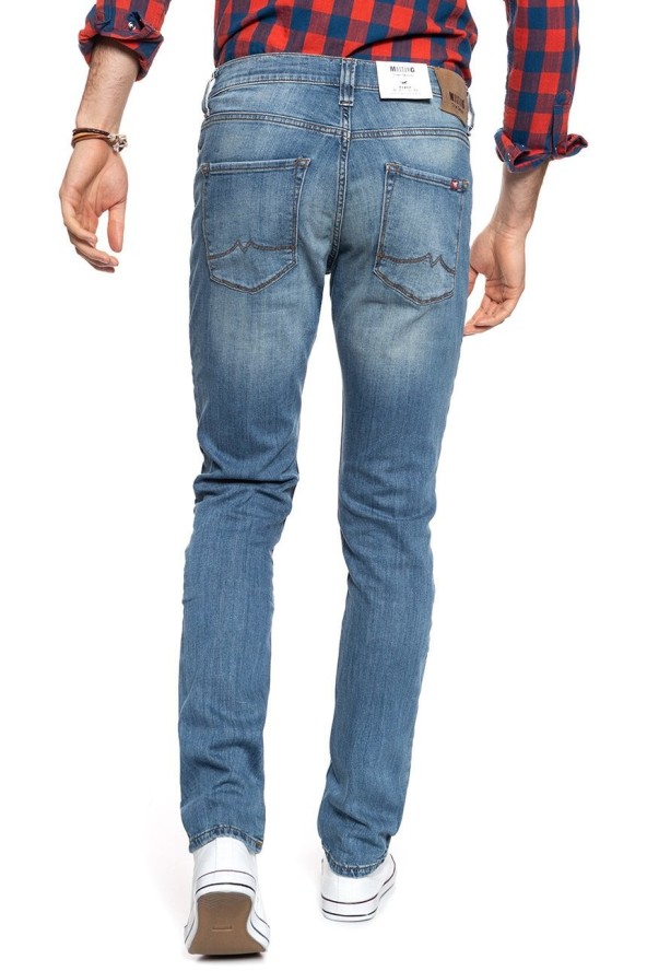 SPODNIE MĘSKIE MUSTANG Jeans Vegas Slim Fit Mid Blue 1007753 5000 313