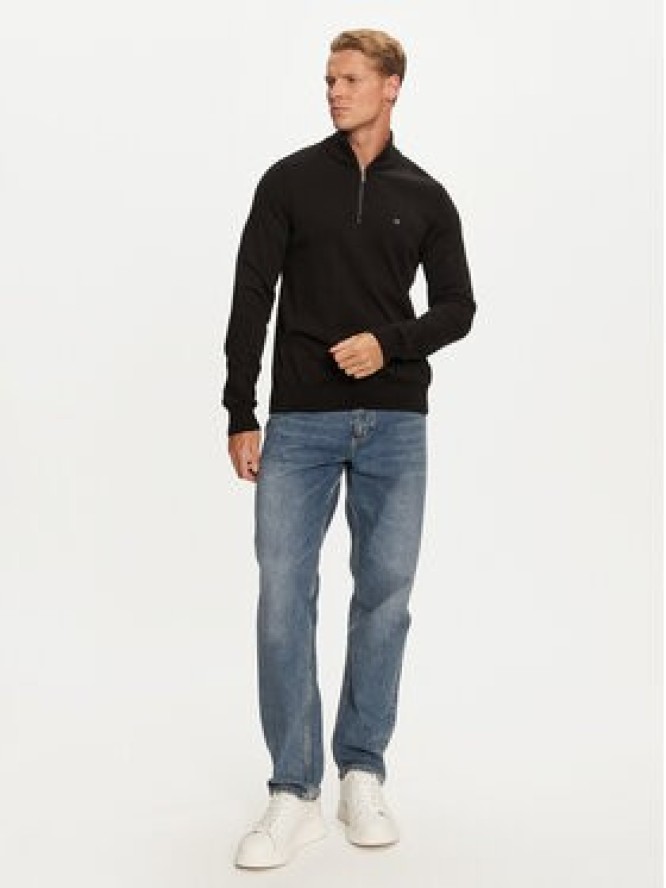 Calvin Klein Sweter K10K113748 Czarny Slim Fit