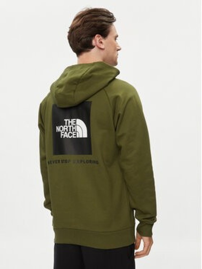 The North Face Bluza Redbox NF0A2ZWU Zielony Regular Fit