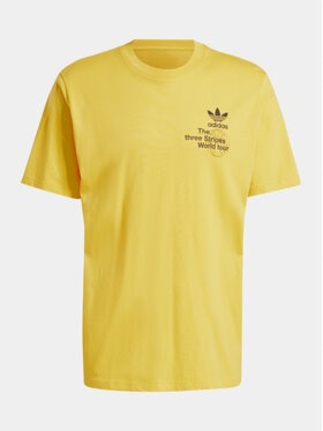 adidas T-Shirt BT IS0183 Żółty Regular Fit