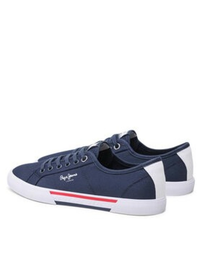 Pepe Jeans Tenisówki Brady Men Basic PMS30816 Granatowy