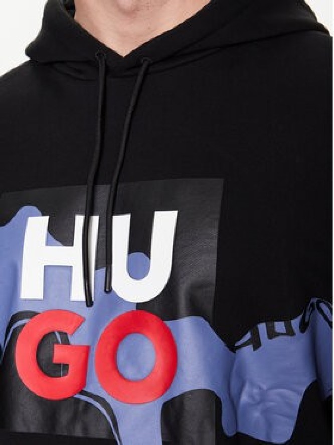 Hugo Bluza Dalcon 50482859 Czarny Relaxed Fit