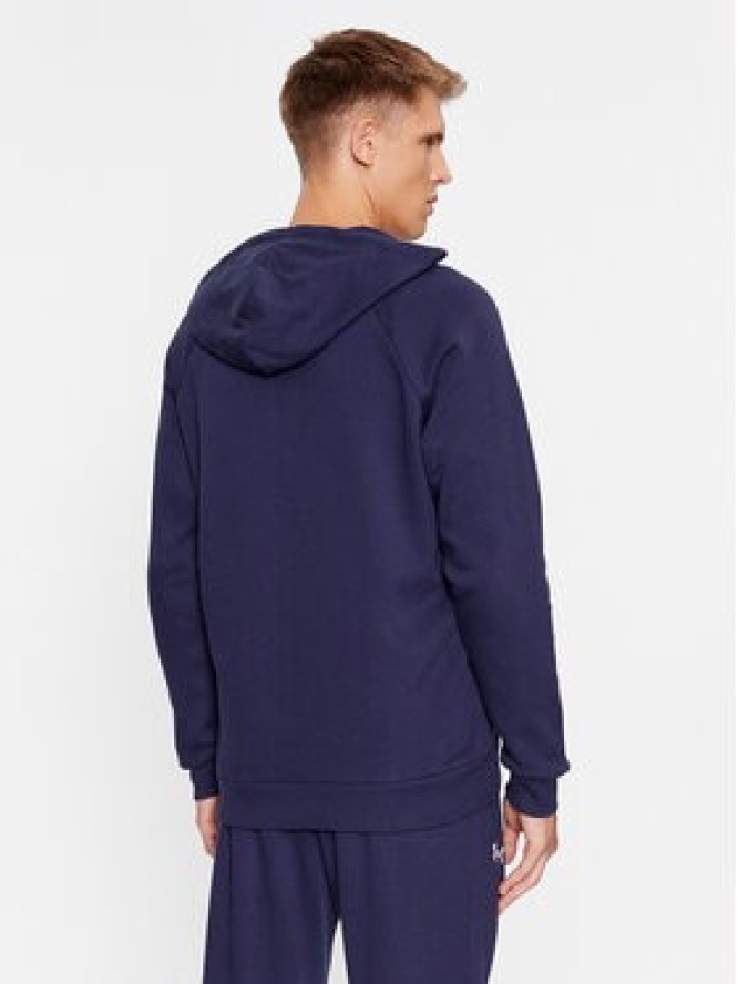 Under Armour Bluza Ua Rival Fleece Fz Hoodie 1379767 Granatowy Loose Fit