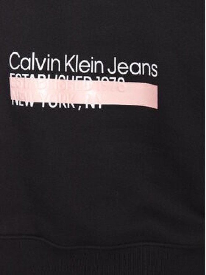 Calvin Klein Jeans Bluza J30J323812 Czarny Regular Fit