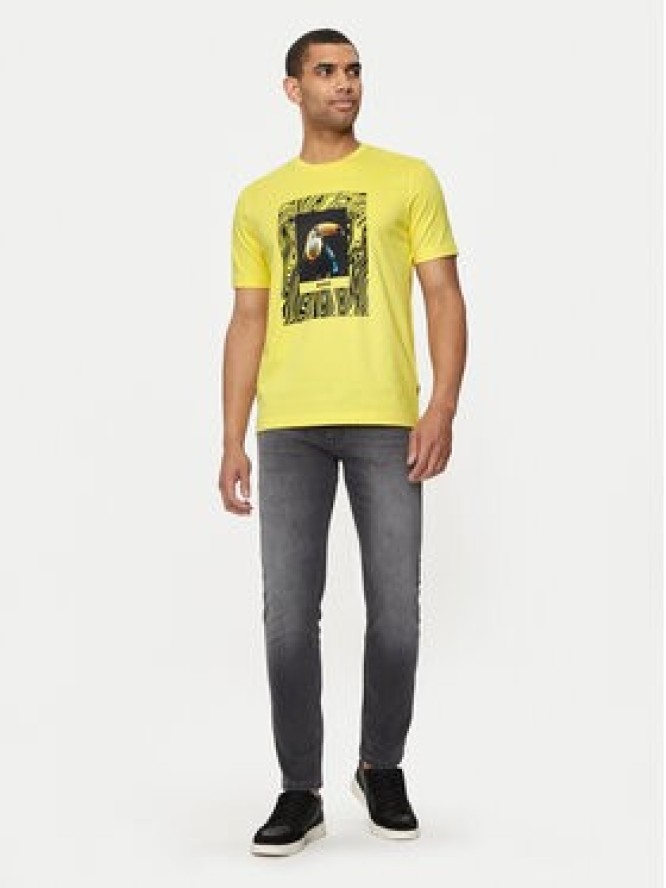 Boss T-Shirt Te_Tucan 50516012 Żółty Regular Fit