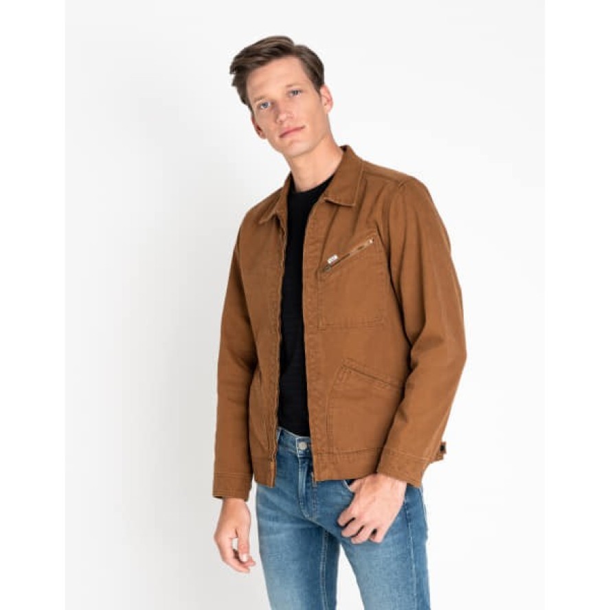 LEE 191J JACKET MĘSKA KURTKA PRZEJŚCIOWA TOFFEE L191LU20