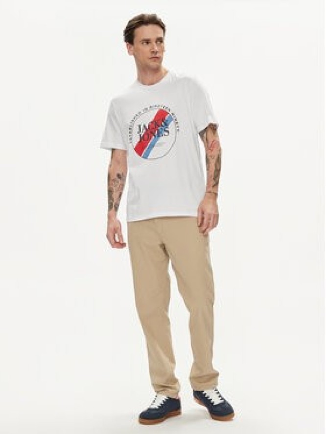 Jack&Jones T-Shirt Loof 12248624 Biały Standard Fit