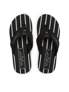 Tommy Hilfiger Japonki Patch Hilfiger Beach Sandal FM0FM04470 Czarny