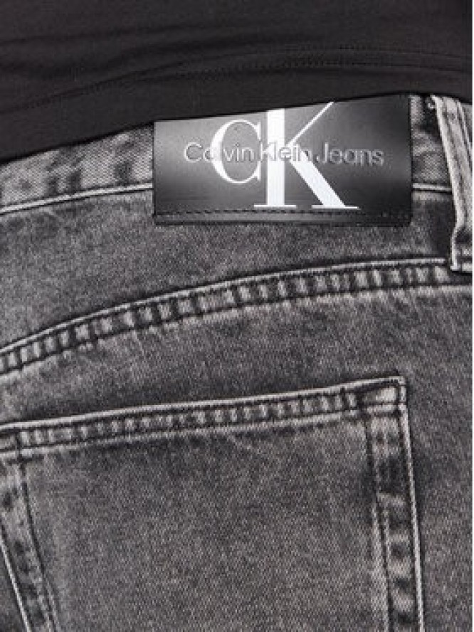 Calvin Klein Jeans Jeansy J30J322415 Szary Straight Fit