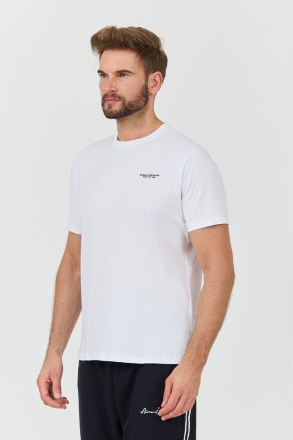 ARMANI EXCHANGE Biały t-shirt