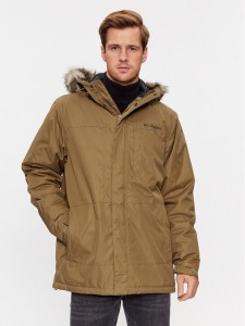 Columbia Kurtka zimowa Leif Trail™ Parka Brązowy Regular Fit