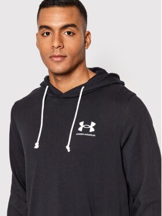 Under Armour Bluza Ua Rival Terry 1370401 Czarny Loose Fit