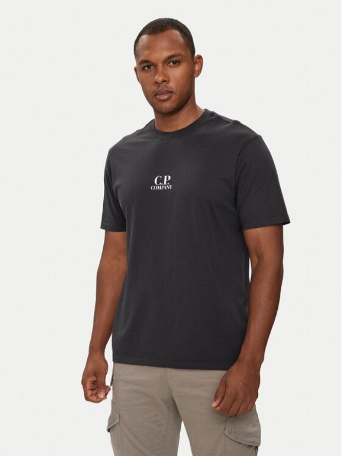 C.P. Company T-Shirt 17CMTS167A005100W Granatowy Regular Fit