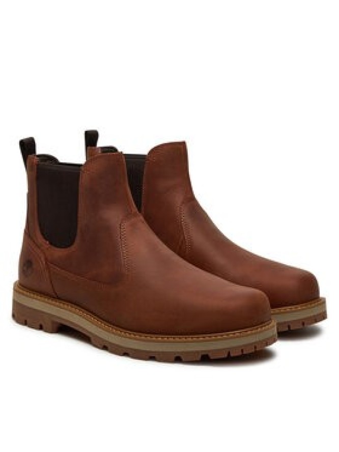 Timberland Sztyblety Britton Road Mid Chelsea TB0A6A4WEM61 Brązowy