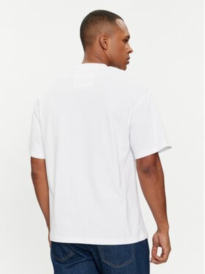 Jack&Jones T-Shirt Collective 12251865 Biały Wide Fit