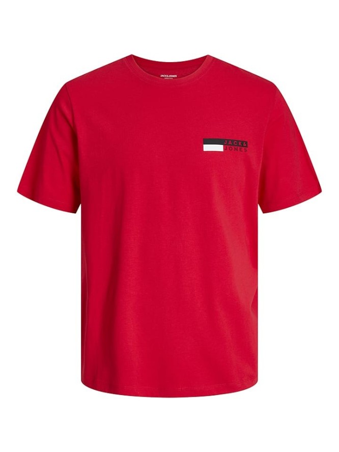 Jack & Jones Koszulka w kolorze czerwonym rozmiar: L