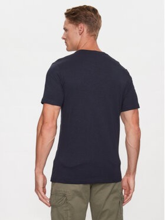 Guess T-Shirt M3BI70 K6XN4 Granatowy Slim Fit