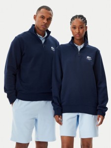 Lacoste Bluza Unisex SH2735 Granatowy Regular Fit