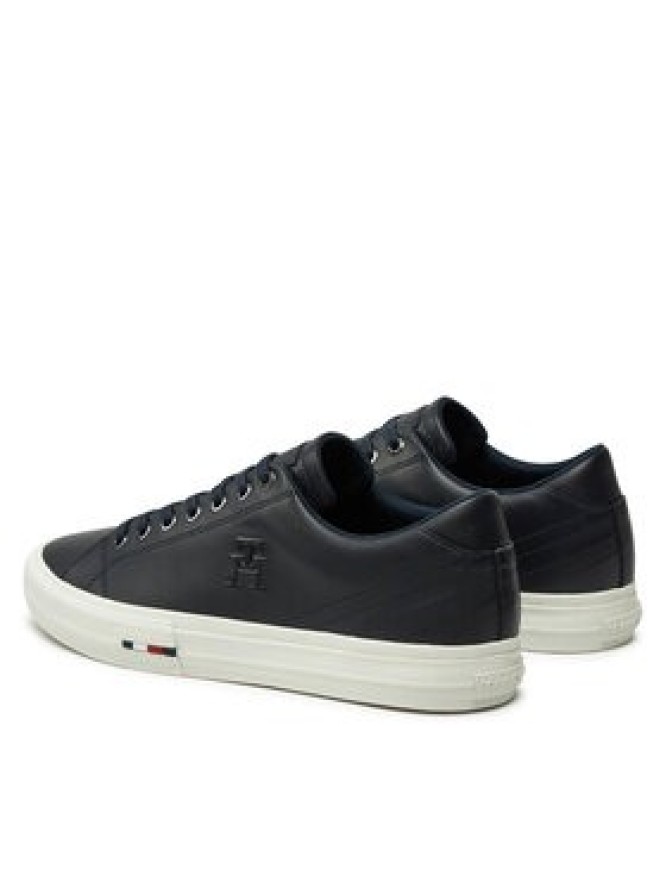 Tommy Hilfiger Sneakersy Hi Vulc Street Patch Lth Luxe FM0FM05203 Granatowy