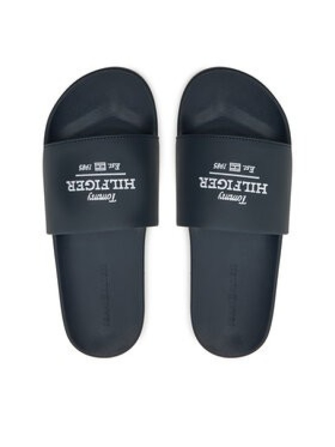 Tommy Hilfiger Klapki Embroid Hilfiger 85 Pool Slide FM0FM05342 Granatowy