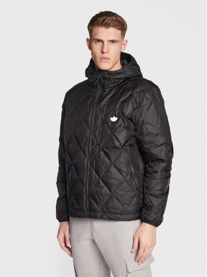 adidas Kurtka puchowa Down Quilted Puffer HL9205 Czarny Regular Fit