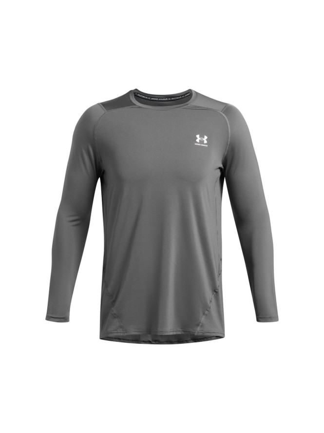 Longsleeve treningowy męski Under Armour UA Hg Armour Fitted Ls - szary