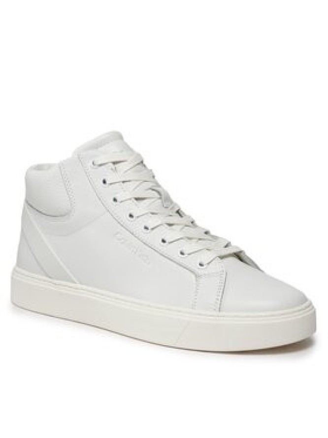 Calvin Klein Sneakersy High Top Lace Up Archive Stripe HM0HM01291 Biały