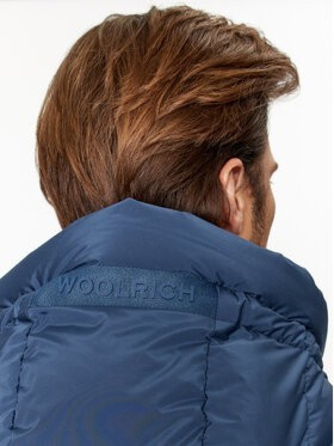 Woolrich Kurtka puchowa Premium CFWOOU0775MRUT3515 Granatowy Regular Fit