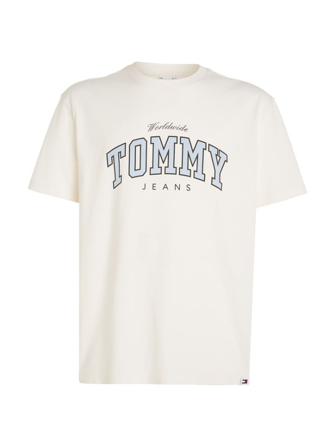 TOMMY JEANS Koszulka w kolorze białym rozmiar: S