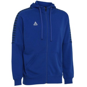 Bluza dresowa męska rozpinana z kapturem Select ZIP Hoody TORINO niebieska