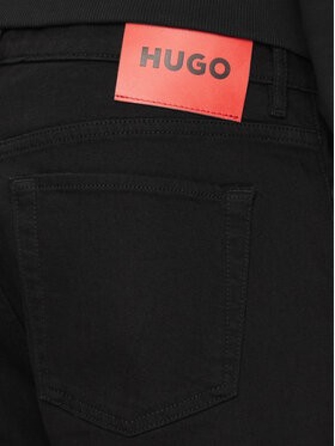 Hugo Szorty jeansowe 634/S 50511279 Czarny Tapered Fit