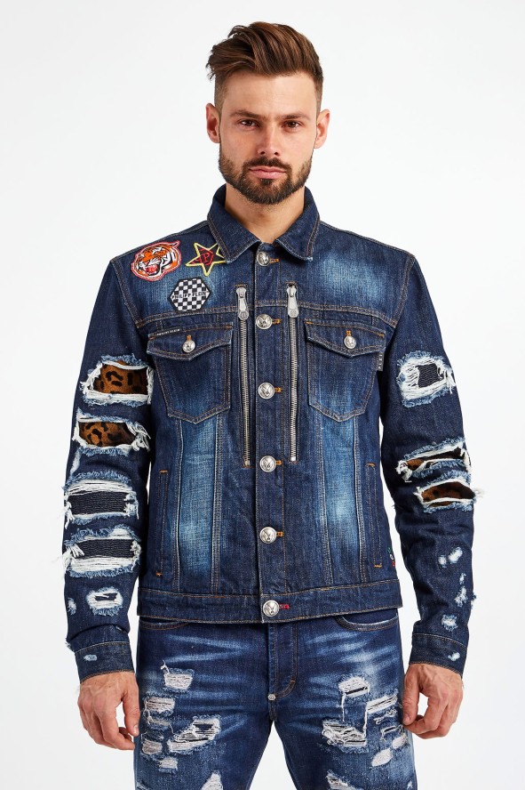 Kurtka jeansowa PHILIPP PLEIN