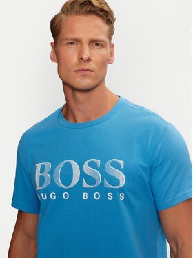 Boss T-Shirt RN 50407774 Niebieski Relaxed Fit