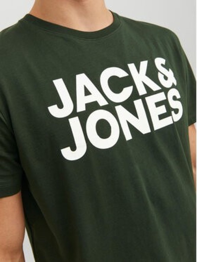 Jack&Jones T-Shirt Corp 12151955 Zielony Standard Fit