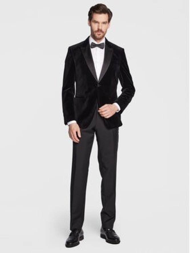 Boss Marynarka H-Hutson-Tux-231 50484709 Czarny Slim Fit