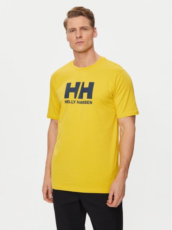 Helly Hansen T-Shirt Hh Logo T-Shirt 33979 Żółty Regular Fit