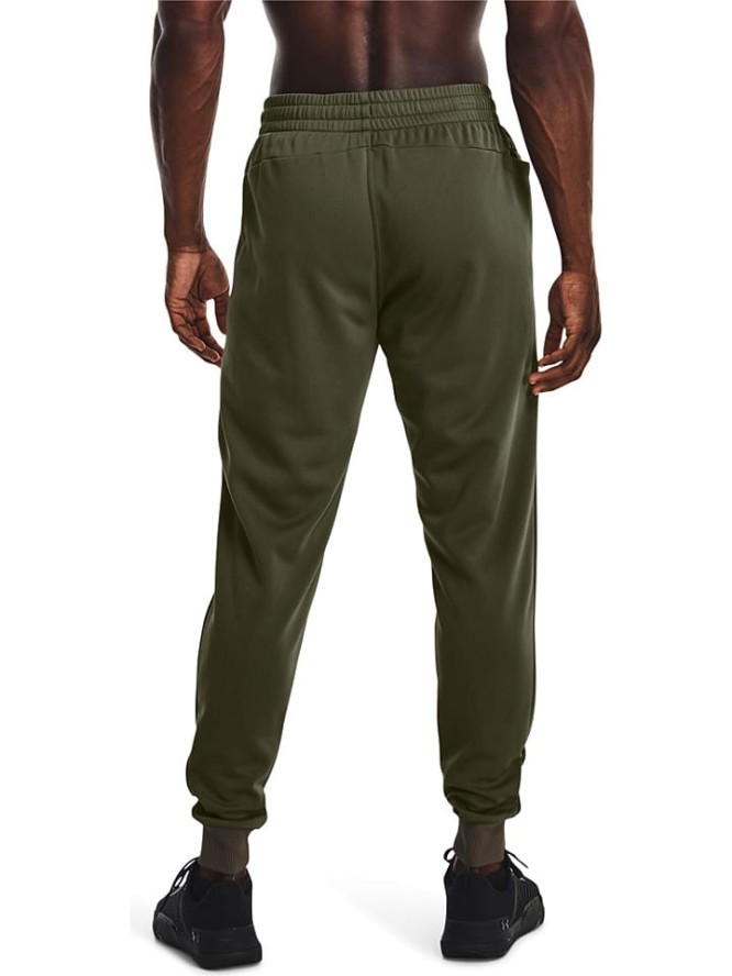 Under Armour Spodnie dresowe "Armour" w kolorze khaki rozmiar: S