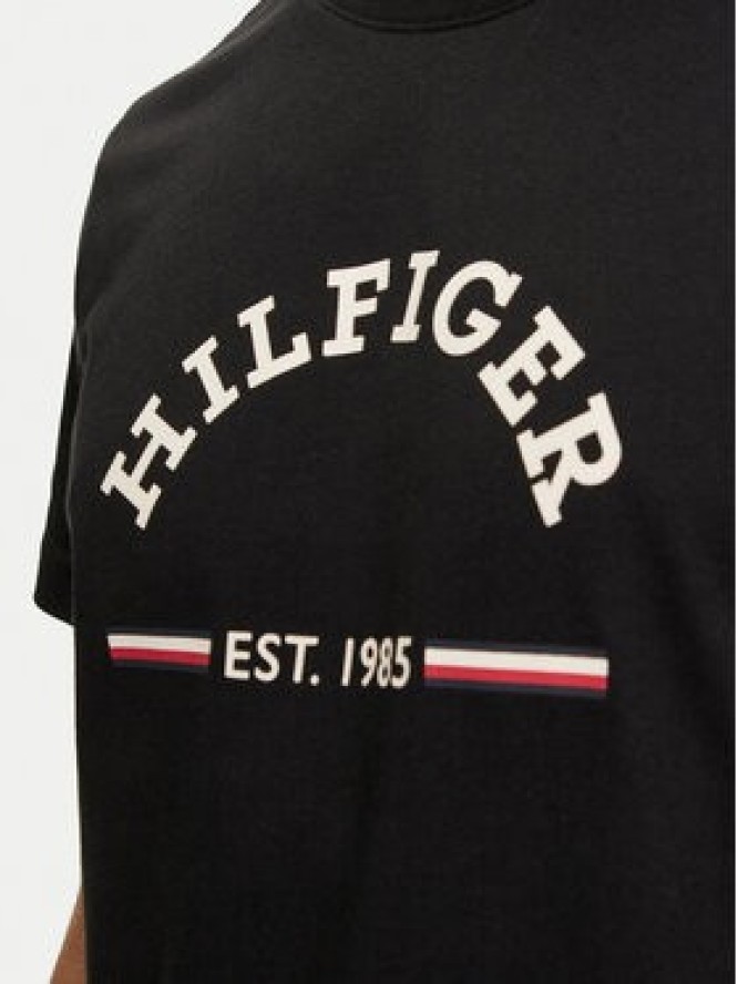 Tommy Hilfiger T-Shirt Arch MW0MW35466 Czarny Slim Fit