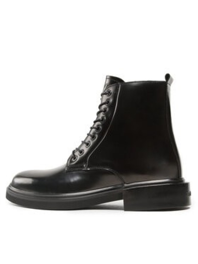 Calvin Klein Kozaki Lace Up Boot HM0HM01028 Czarny