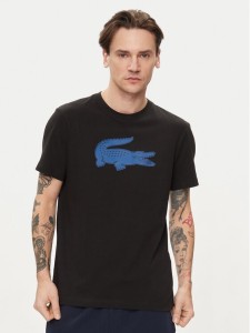 Lacoste T-Shirt TH2042 Czarny Regular Fit