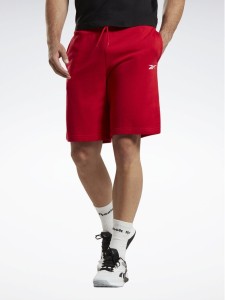 Reebok Szorty sportowe Reebok Identity French Terry Shorts IL4042 Czerwony Regular Fit