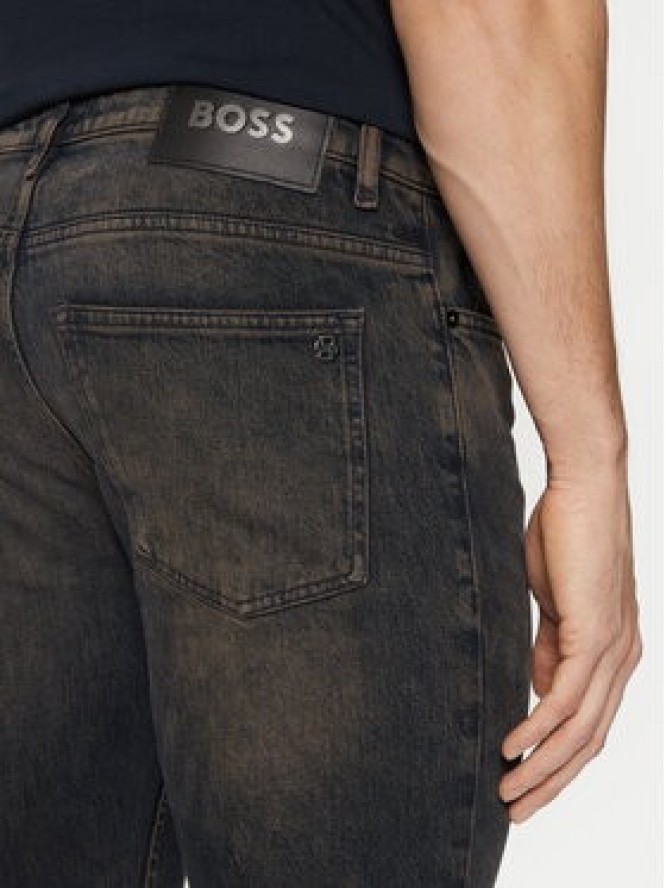 BOSS Jeansy Delaware 50532500 Granatowy Slim Fit